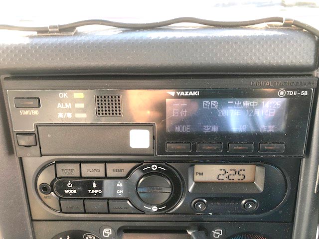 画像：デジタルタコグラフ